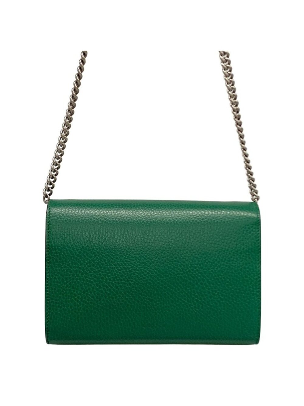Gucci Shoulder Bag Dionysus Green Chain Removable Strap Line Stone Leather - Picture 3 of 15